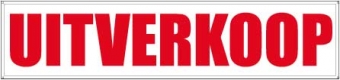 Uitverkoop!