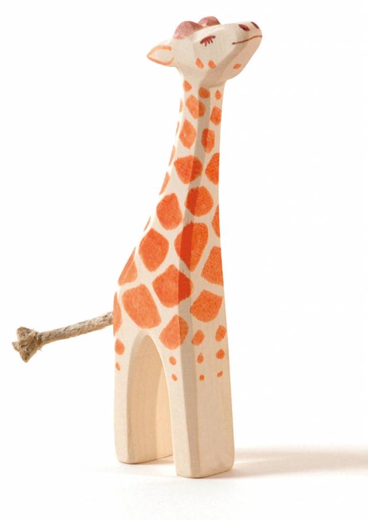 Giraffe, klein kopje omhoog