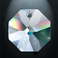 Regenboog kristal, achthoek 14mm