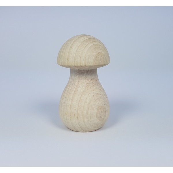 Houten paddenstoel, 68x 35mm