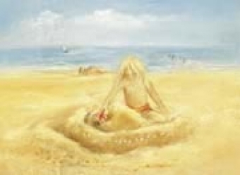 Op het strand