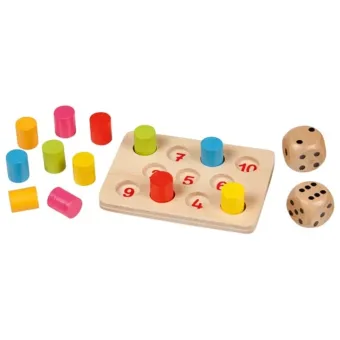 Mini Shut the box spelletje