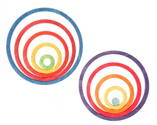 Concentrische cirkels/ringen