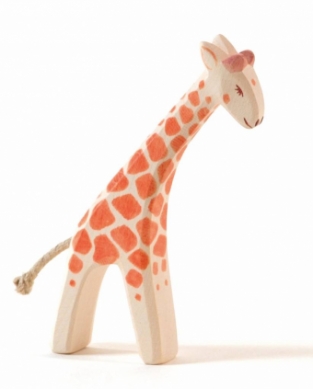 Giraffe, klein kopje gebogen