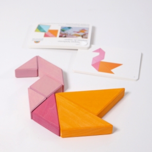 Tangram, Oranje - Roze