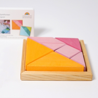 Tangram, Oranje - Roze