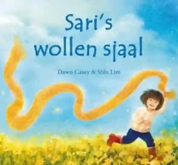 Sari's wollen sjaal.