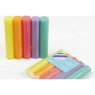 Pastel kneedwas 5 kleuren