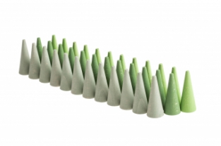 Mandala groene kegels