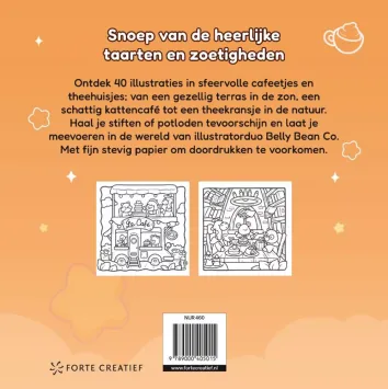 Cozy kleurboek 'Cozy & Cute in de bakkerij' 