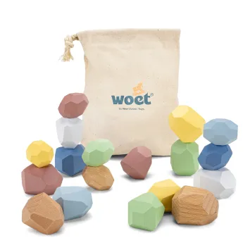 Houten balansblokken