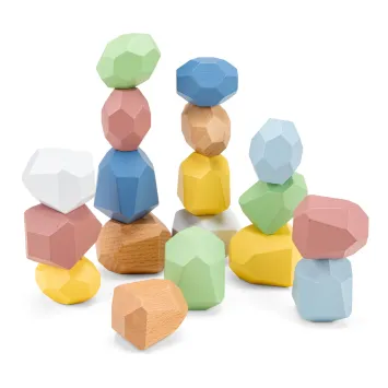 Houten balansblokken