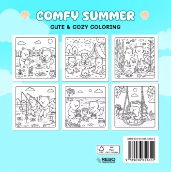 Cozy kleurboek 'Comfy Summer'