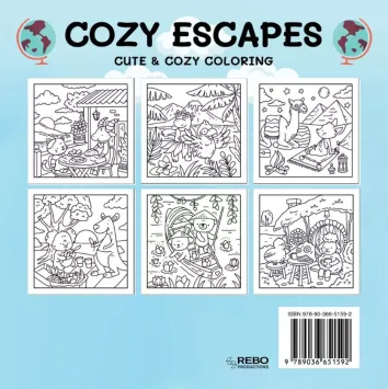 Cozy kleurboek 'Cozy Escapes'