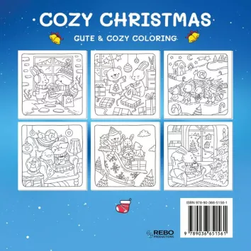 Cozy kleurboek - Cozy Christmas