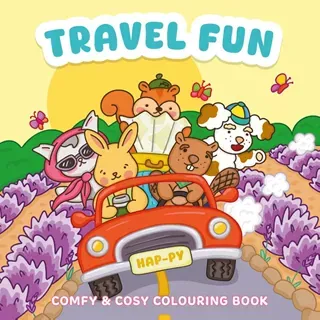 Cozy kleurboek 'Travel fun'