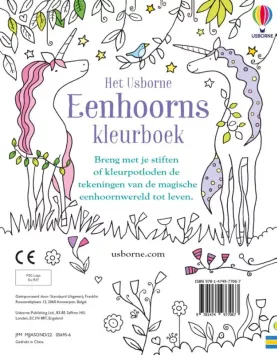 Het Usborne Eenhoorns kleurboek