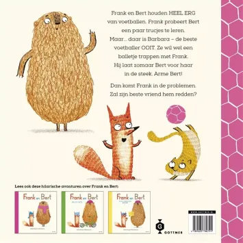 Frank en Bert trappen een balletje