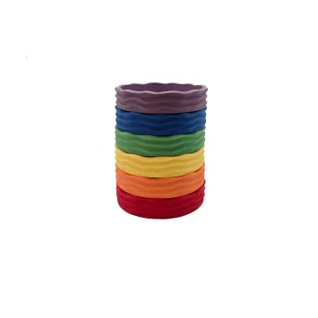 Grennn X Little Botanical Label ~ Waves bakjes Regenboog