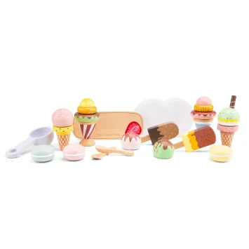 Houten ijssalon speelset 