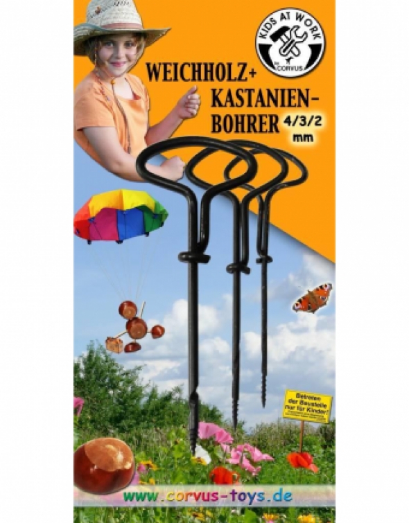 Kastanjeboortjes 3 stuks