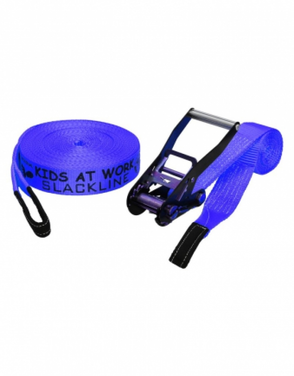 Slackline blauw